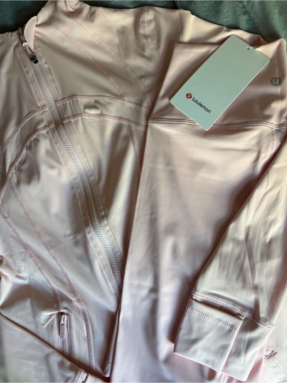 lululemon athletica Women's Light Pink Full-Zip Utility Jacket